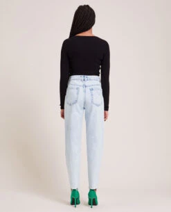 PIMKIE Jean Mom Trashé -Urban Soldes 141294 B22A06 portrait HD 4