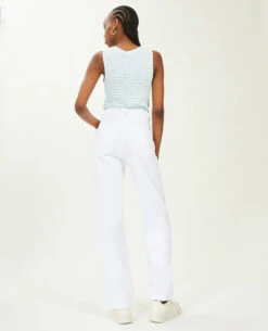 PIMKIE Jean Straight Taille Haute -Urban Soldes 141587 900A09 portrait HD 4