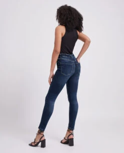 PIMKIE Jean Skinny Taille Haute -Urban Soldes 141605 696A06 portrait HD 4