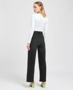 PIMKIE Jean Wide Taille Haute -Urban Soldes 141817 888A08 portrait HD 4