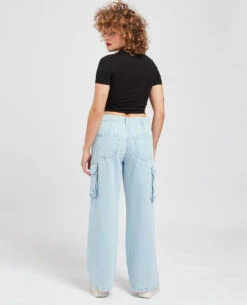 PIMKIE Jean Cargo Large -Urban Soldes 141844 684A06 portrait HD 4