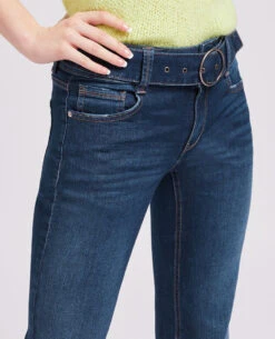 PIMKIE Jean Flare Taille Basse Avec Ceinture