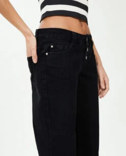 PIMKIE Jean Straight Taille Basse -Urban Soldes 141872 899A08 portrait HD 6