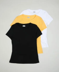 PIMKIE Lot De 3 T-shirts Basiques Manches Courtes -Urban Soldes 408550 161A08 portrait HD 14