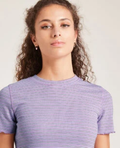 PIMKIE T-shirt Court Maille Côtelée