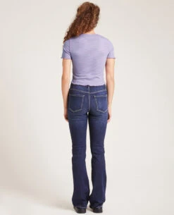 PIMKIE T-shirt Court Maille Côtelée -Urban Soldes 408943 452C79 portrait HD 4