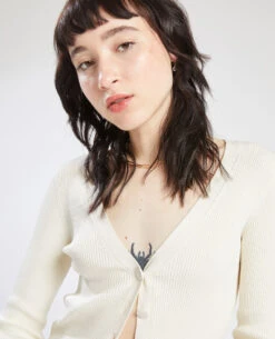 PIMKIE Gilet Maille Côtelée -Urban Soldes 409256 902A09 portrait HD 4