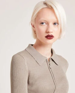 PIMKIE Gilet à Col En Pointes