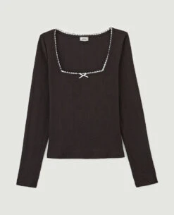 PIMKIE Top Manches Longues Encolure Carrée -Urban Soldes 409468 899A08 portrait HD 5