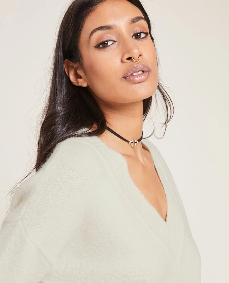 PIMKIE Pull Grand Col V 3 PIMKIE Pull Grand Col V