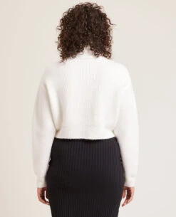 PIMKIE Pull Cropped Col Roulé 8 PIMKIE Pull Cropped Col Roulé -Urban Soldes 409491 912A09 portrait HD 4