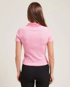 PIMKIE Polo Rayé En Maille Côtelée -Urban Soldes 409590 381C79 portrait HD 4