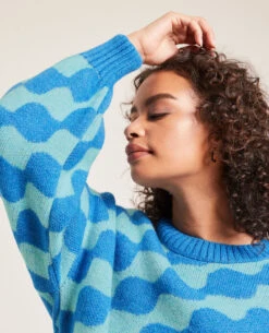 PIMKIE Pull Col Rond Manches Ballons