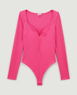 PIMKIE Body Manches Longues Avec Laçage -Urban Soldes 409631 I62A02 portrait HD 5