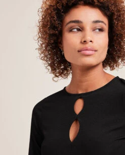 PIMKIE Top Maille Côtelée Avec Découpes