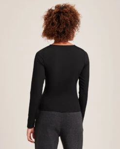 PIMKIE Top Maille Côtelée Avec Découpes -Urban Soldes 409640 899A08 portrait HD 4