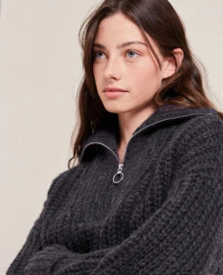 PIMKIE Pull Grosse Maille Col Camionneur