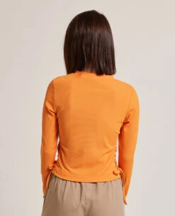 PIMKIE Top Maille Côteléee Avec Lacets -Urban Soldes 409663 182A01 portrait HD 4