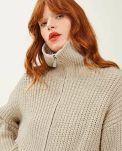 PIMKIE Gilet Zippé En Grosse Maille