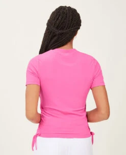 PIMKIE Top Maille Côtelée Avec Nœud -Urban Soldes 409687 282A02 portrait HD 4