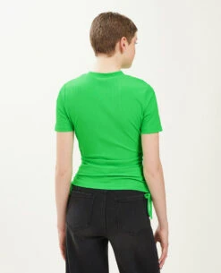 PIMKIE Top Maille Côtelée Avec Nœuds -Urban Soldes 409687 C84A05 portrait HD 4