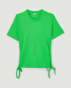 PIMKIE Top Maille Côtelée Avec Nœuds -Urban Soldes 409687 C84A05 portrait HD 5