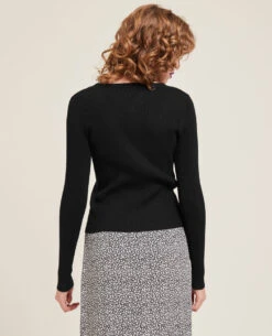 PIMKIE Gilet En Maille Côtelée -Urban Soldes 409694 899A08 portrait HD 4