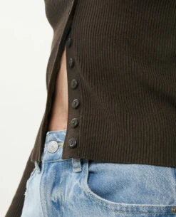 PIMKIE Gilet En Maille Côtelée