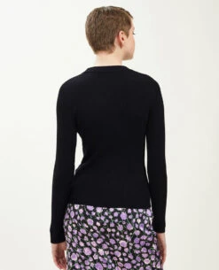 PIMKIE Pull Col Rond Maille Côtelée -Urban Soldes 409699 899A08 portrait HD 4