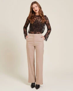 PIMKIE Top En Dentelle Manches Flare -Urban Soldes 409704 899A08 portrait HD 6