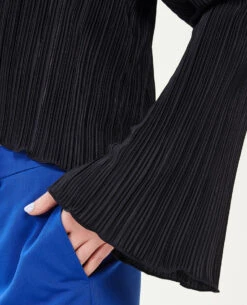 PIMKIE Top à Nouer En Maille Plissée