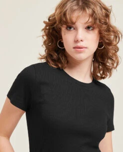 PIMKIE Top Maille Côtelée -Urban Soldes 409710 899A08 portrait HD 4