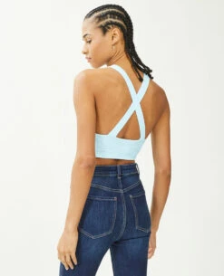 PIMKIE Brassière Maille Côtelée -Urban Soldes 409719 J07A06 portrait HD 4