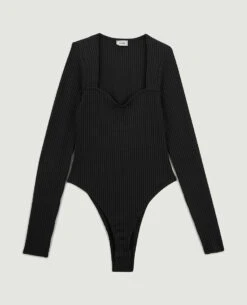 PIMKIE Body Maille Côtelée Encolure Cœur