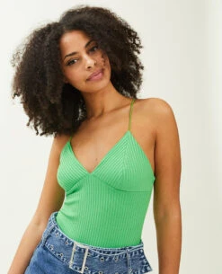 PIMKIE Body Maille Côtelée Fines Bretelles -Urban Soldes 409753 C97A05 portrait HD 5