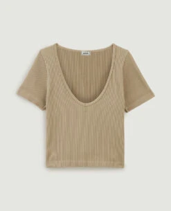 PIMKIE T-shirt Cropped Col V -Urban Soldes 409755 E76A0E portrait HD 5