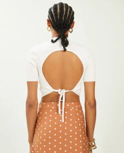 PIMKIE Top Dos-nu En Maille -Urban Soldes 409766 905A09 portrait HD 4