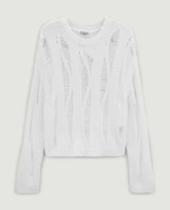 PIMKIE Pull Court Avec Détails Ajourés -Urban Soldes 409769 905A09 portrait HD 5