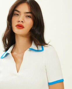 PIMKIE Top Court Avec Col Polo