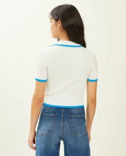 PIMKIE Top Court Avec Col Polo -Urban Soldes 409776 905A0B portrait HD 4