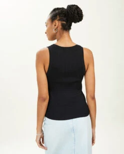 PIMKIE Débardeur En Maille Côtelée -Urban Soldes 409802 899A08 portrait HD 4