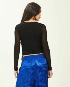 PIMKIE Top Micro-mesh Avec Liens Coulissants -Urban Soldes 409827 899A08 portrait HD 4