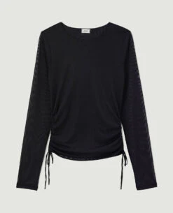 PIMKIE Top Micro-mesh Avec Liens Coulissants -Urban Soldes 409827 899A08 portrait HD 5