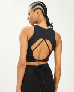 PIMKIE Top Sans Manche Avec Découpe Dos -Urban Soldes 409831 899A08 portrait HD 4