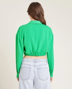 PIMKIE Chemisier Court Effet Cache-cœur -Urban Soldes 562534 598A05 portrait HD 4