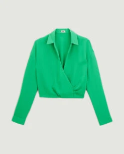 PIMKIE Chemisier Court Effet Cache-cœur -Urban Soldes 562534 598A05 portrait HD 5