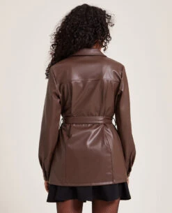 PIMKIE Chemise Longue En Simili -Urban Soldes 562580 D23A07 portrait HD 4