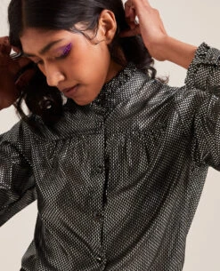 PIMKIE Chemisier Fluide Avec Petits Volants