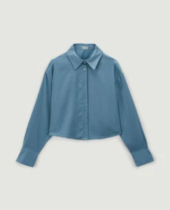 PIMKIE Chemise Courte En Tissu Satiné -Urban Soldes 562600 B75A06 portrait HD 5