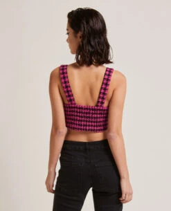 PIMKIE Brassière En Tweed -Urban Soldes 562630 I63B08 portrait HD 4